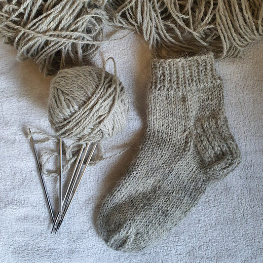 Faroe Island sheep wool socks