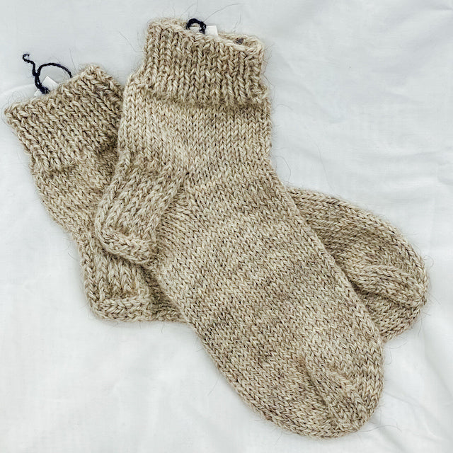 Faroe Island sheep wool socks