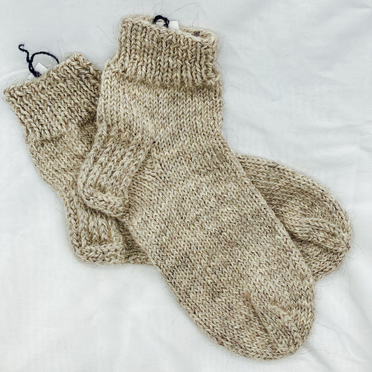 Faroe Island sheep wool socks